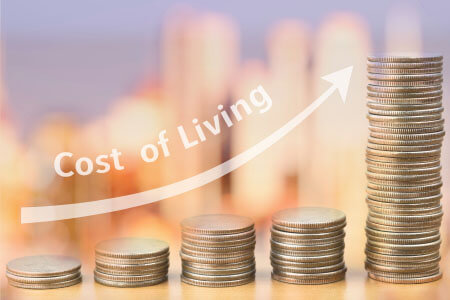 increasing cost of living